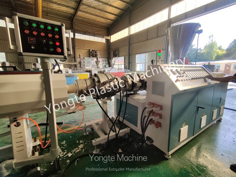 The steps for starting up the PVC pipe extrusion machine