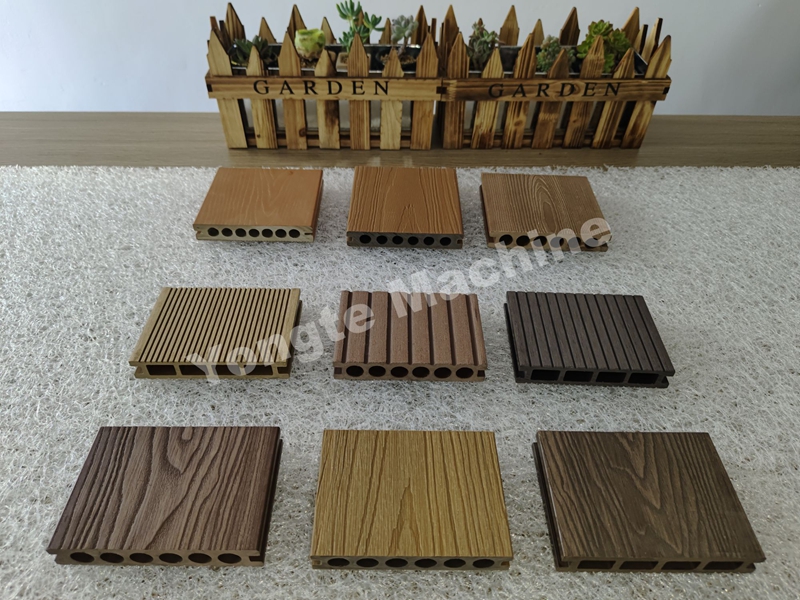 What are the reasons for surface defects in wood-plastic products during production?