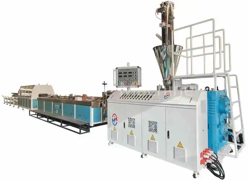 Yongte WPC decking machine turnkey project will be inspected by the end of September 2024