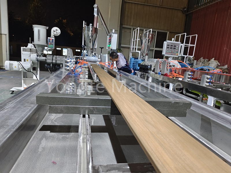 Yongte WPC decking production plant has been successfully installed in indian