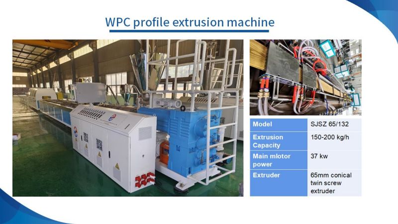 Co extrusion WPC Decking Machine