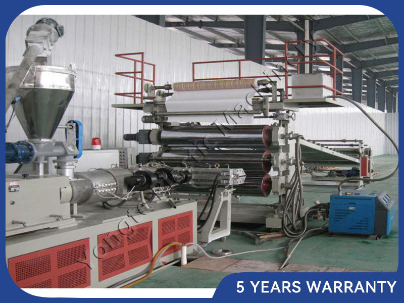 PVC marble sheet extrusion machine line